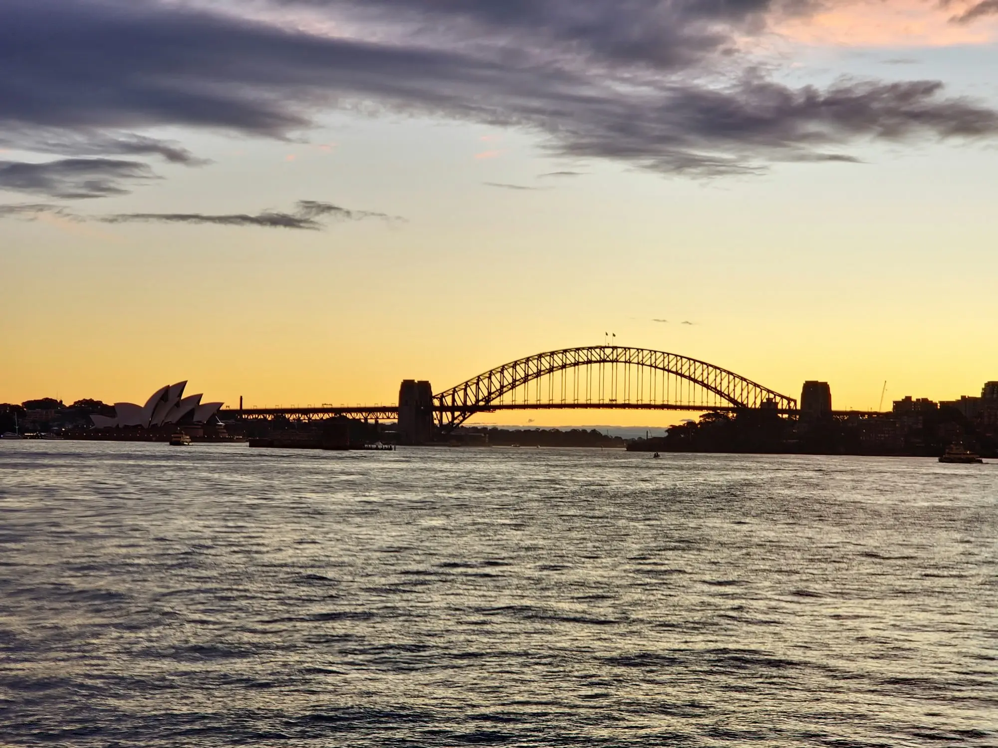 Sydney Harbour Bridge spanning the harbour